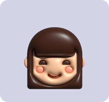 Friendly 3D avatar character