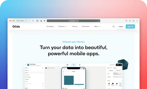Specialized marketplace dashboard interface