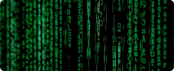 Digital code streams representing blockchain security