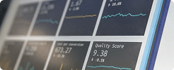 Digital leaderboard dashboard showing student performance metrics