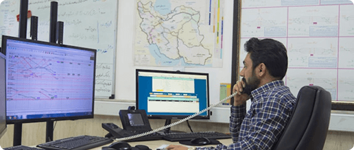Operator monitoring dispatch dashboards across multiple screens